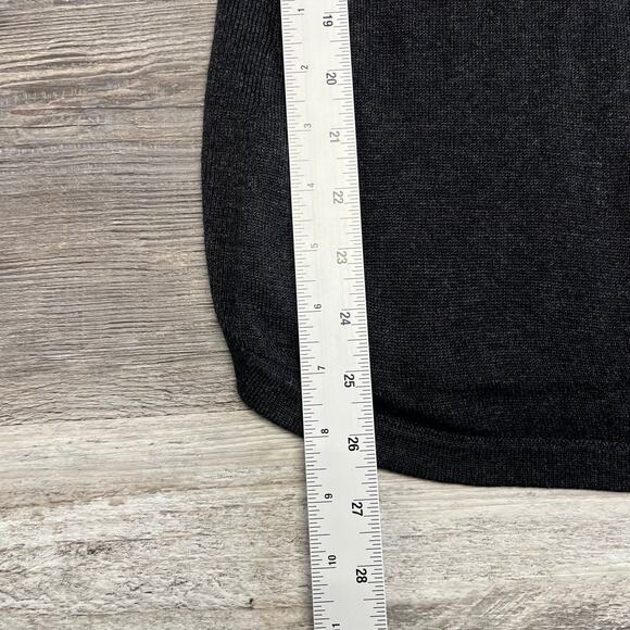 Lululemon Sunshine Coast Black Womens‎ 4 Thumbholes Rayon Cashmere Sweater - Picture 4 of 6